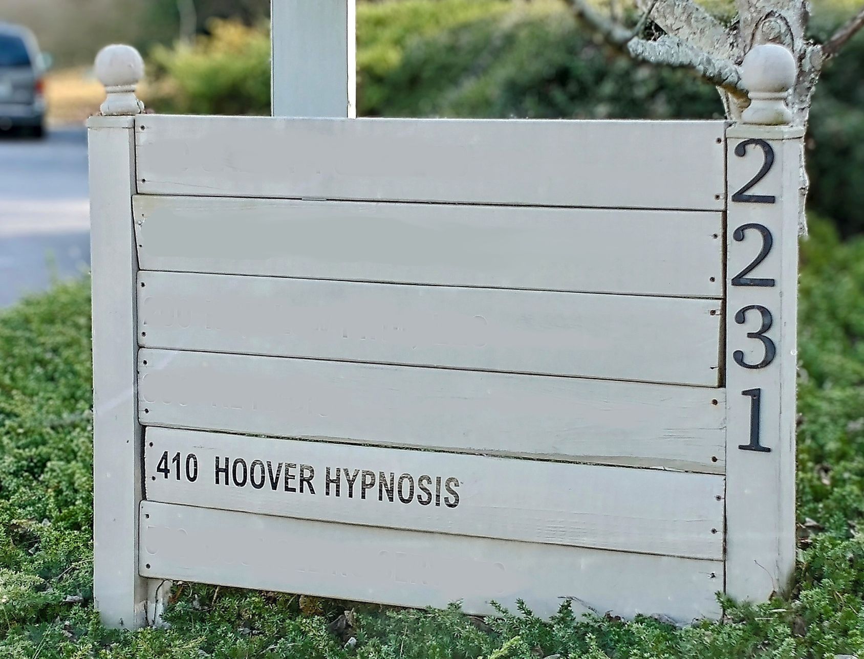 Hypnosis in Birmingham Tenant Sign